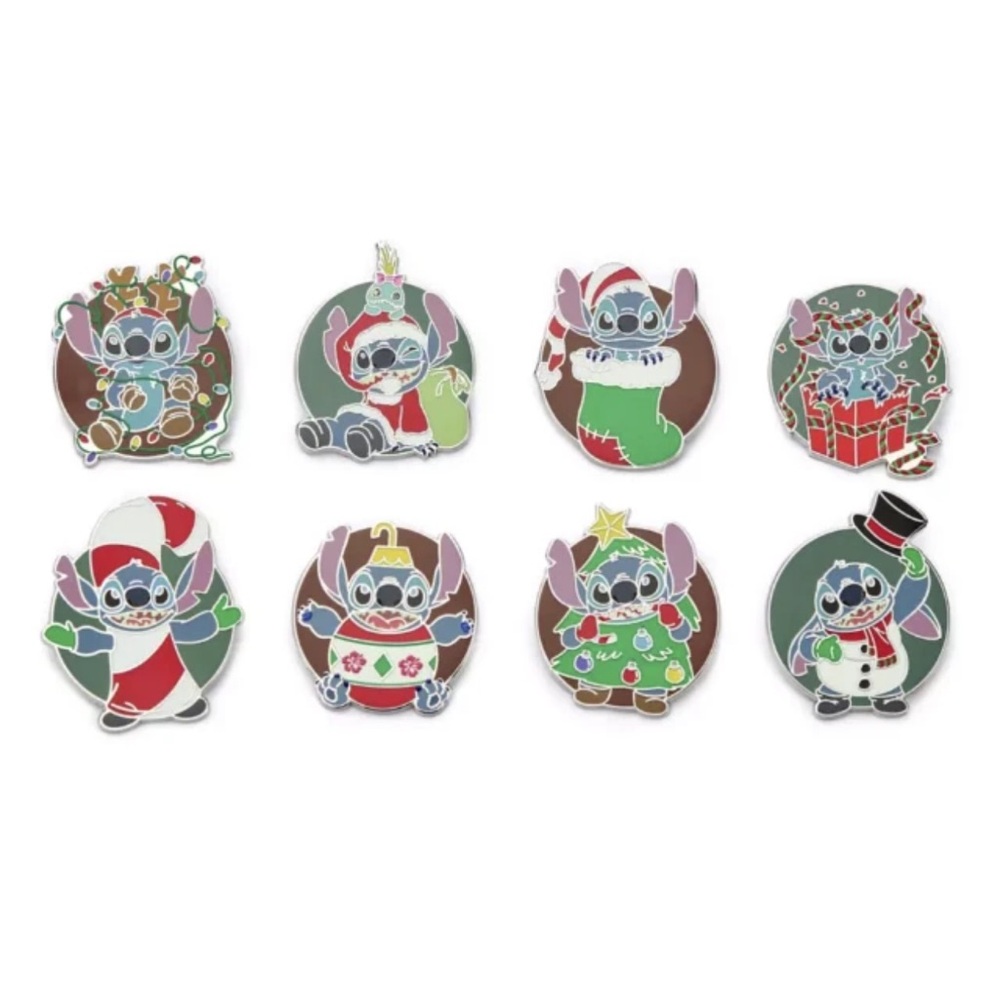 Disney Pins 2025 - Stitch ''Merry Stitchmas'' Holiday Mystery Pin Blind Pack